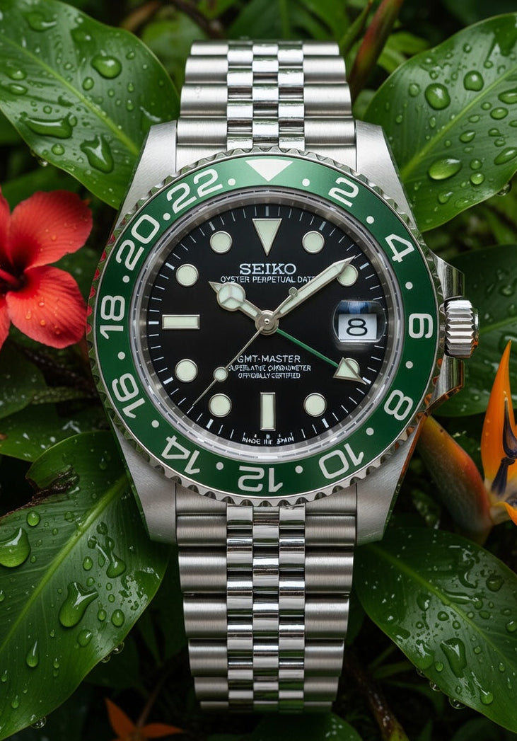 Los Seiko Mod GMT de PANTER Watch: doble horario, carácter propio