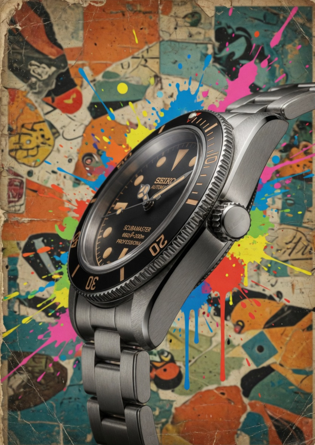 Reloj Automático PANTER Diver Vintage