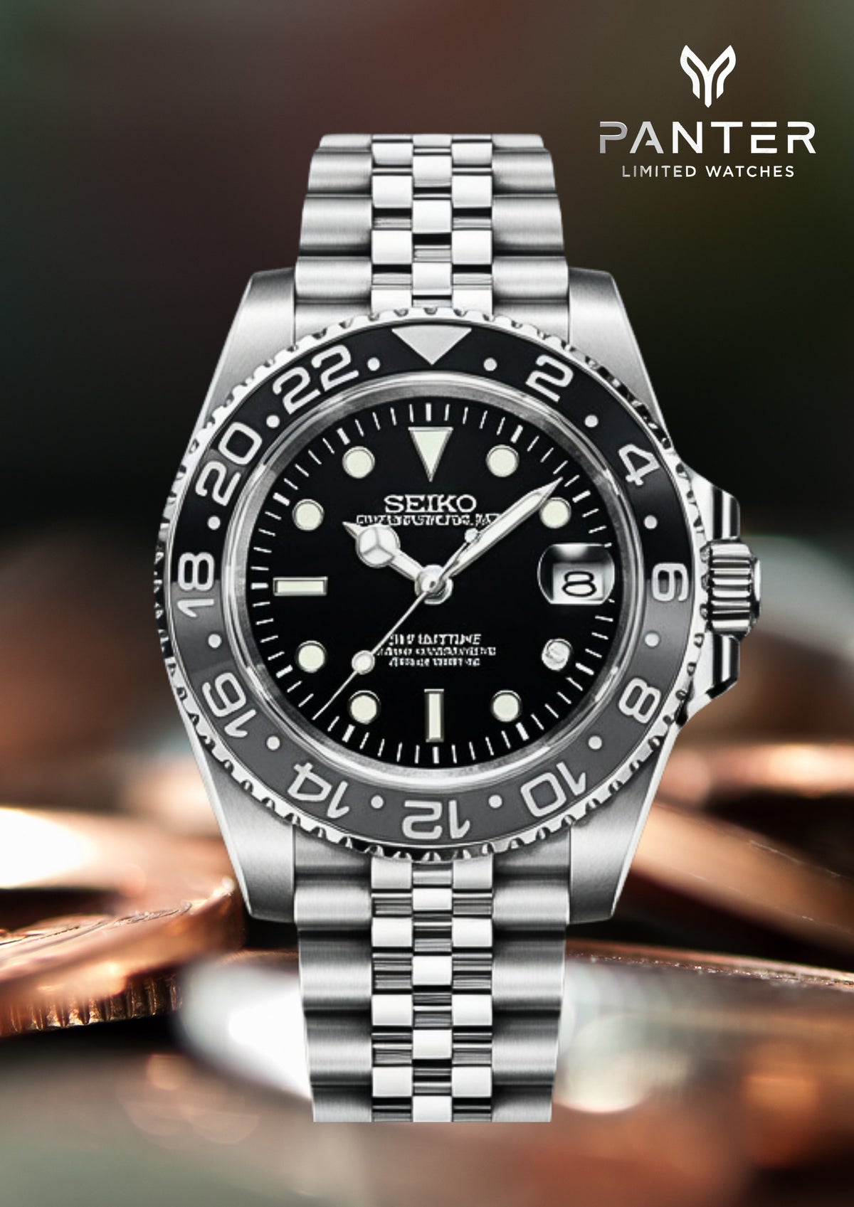 Reloj Automático PANTER DIVER Bruce Wayne Jubilee