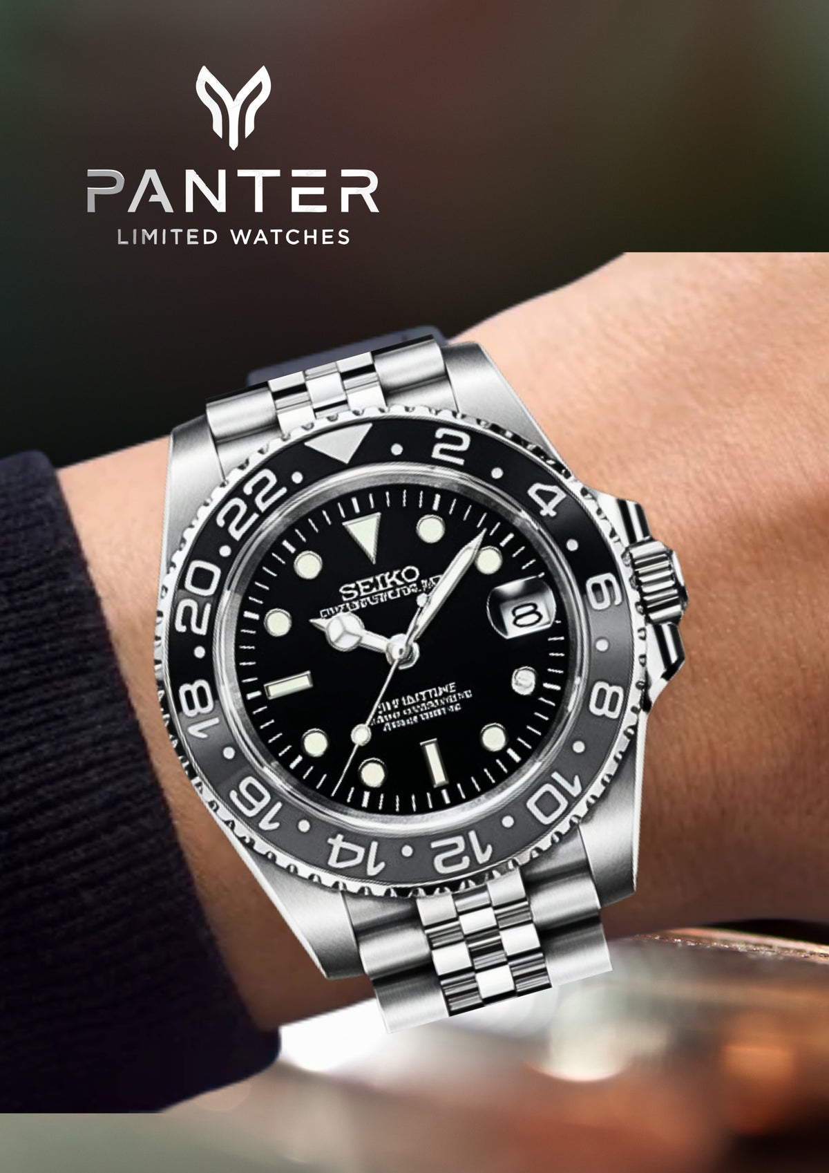 Reloj Automático PANTER DIVER Bruce Wayne Jubilee