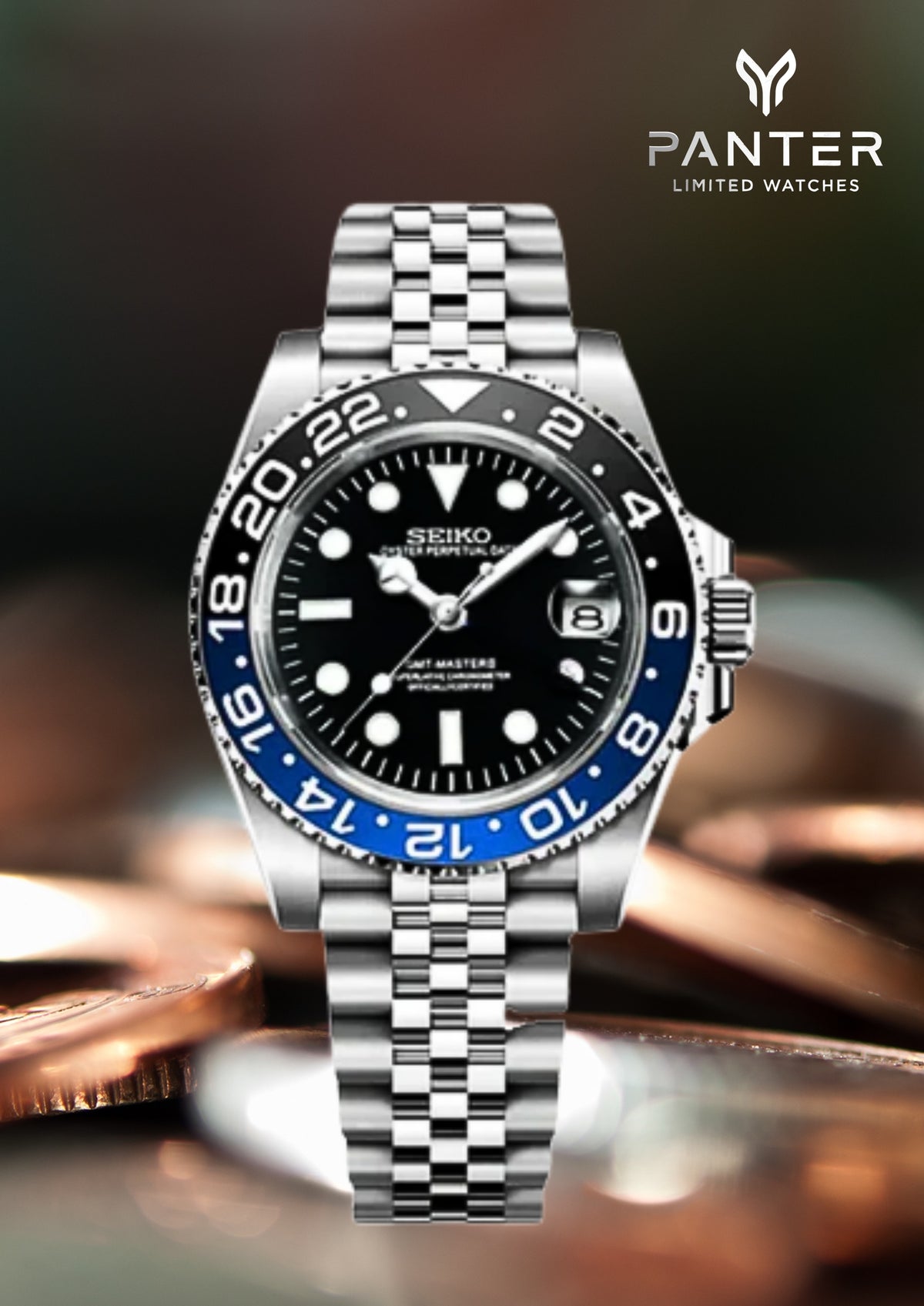 Reloj Automatico PANTER DIVER Batgirl
