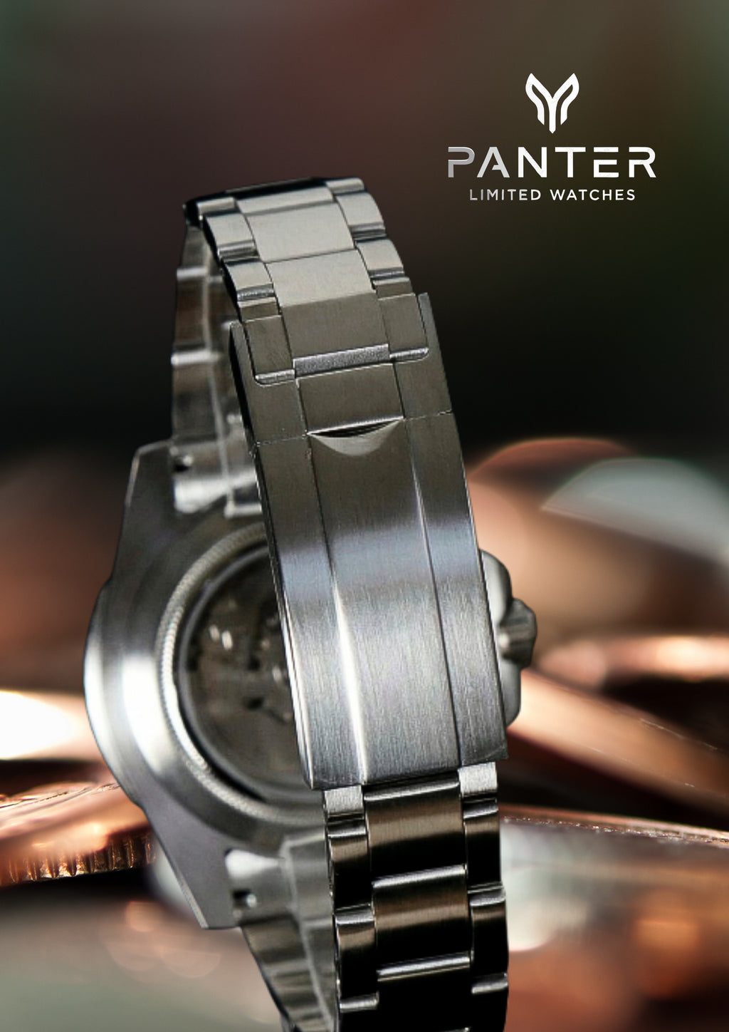 Reloj Automático PANTER DIVER Azul Smurf