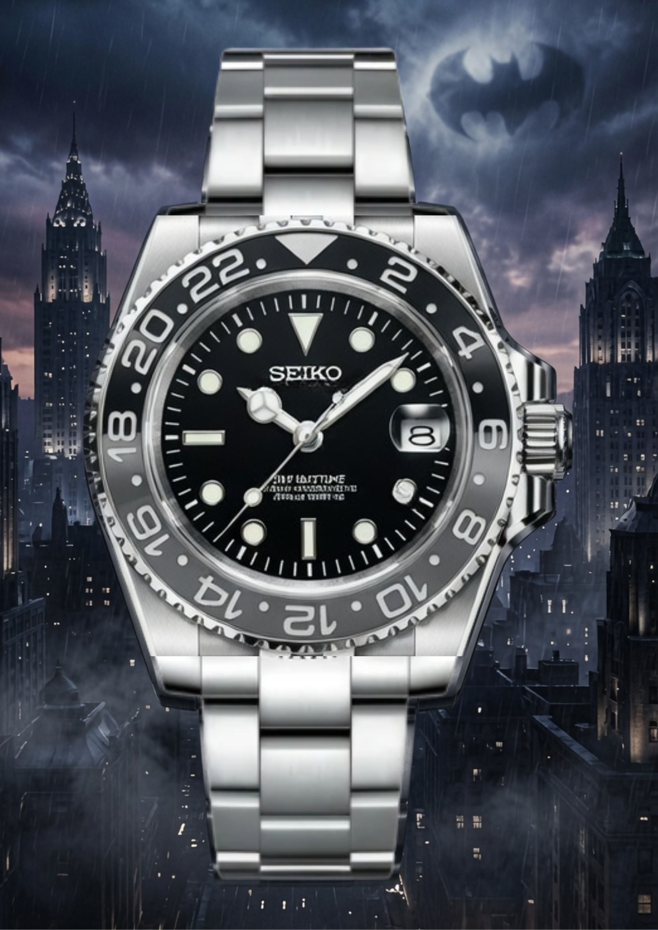 Reloj Automático PANTER DIVER Bruce Wayne Oyster