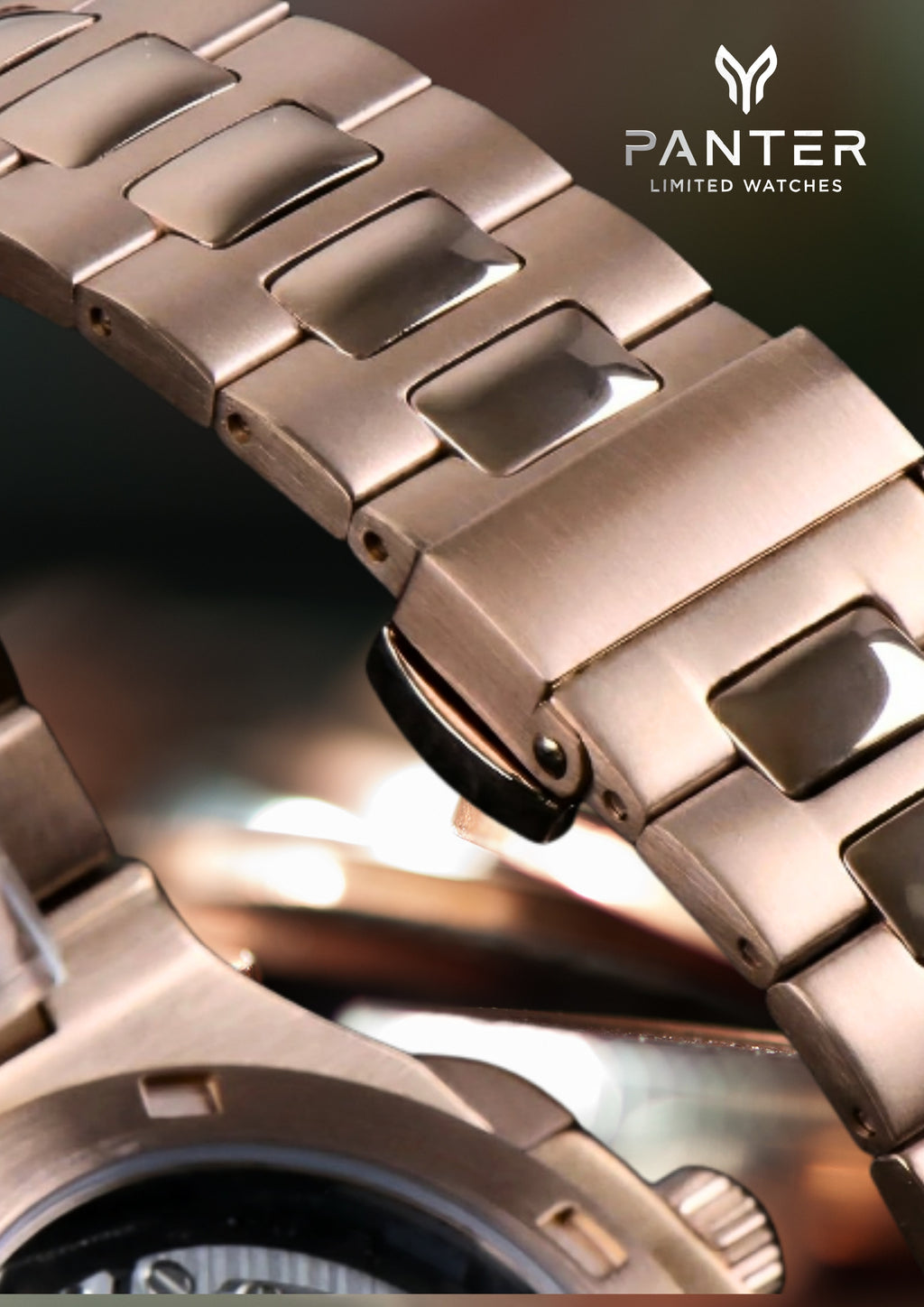 Reloj Automático NAUTILUS Open Heart Dorado Rosa