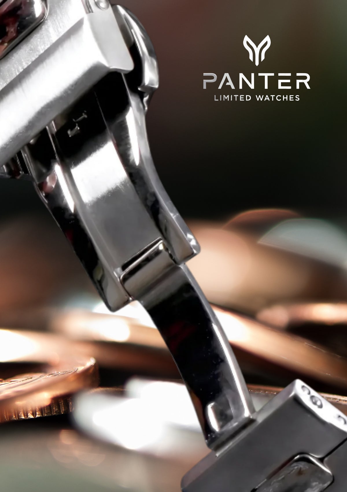 Montre Automatique PANTER NAUTILUS Bleue avec Date