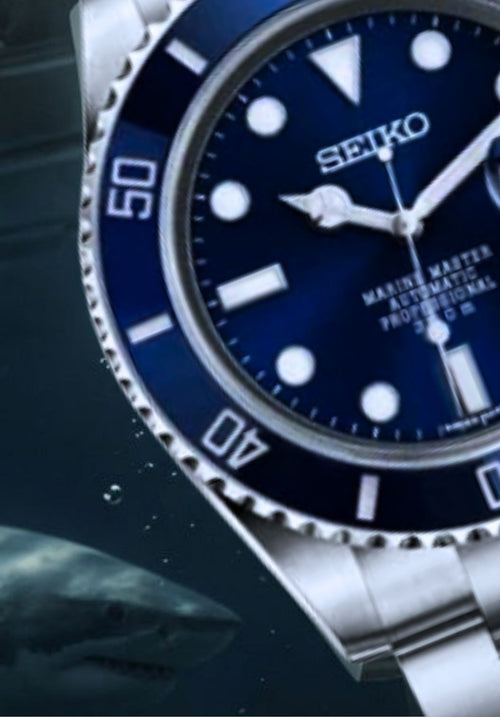 Reloj Automático PANTER DIVER Azul Smurf