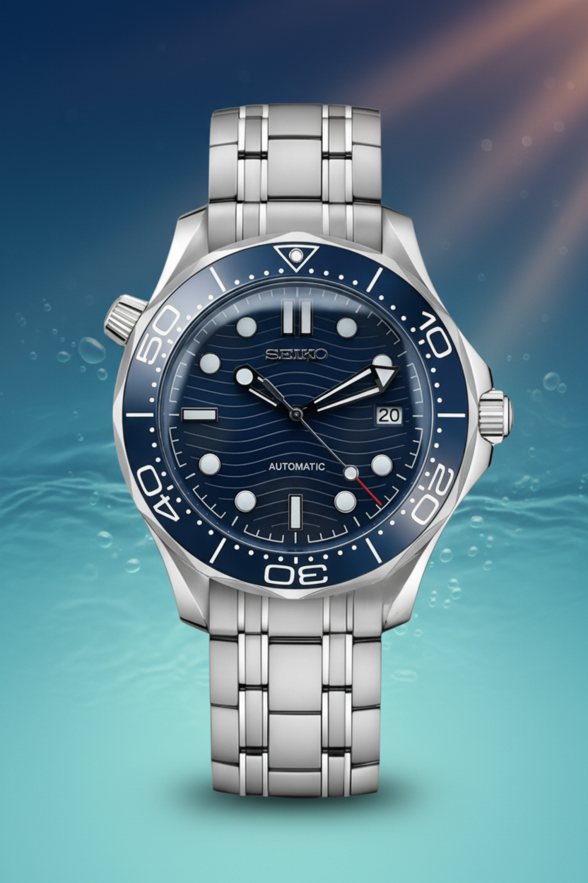 Reloj Seiko Mod SEAMASTER Azul