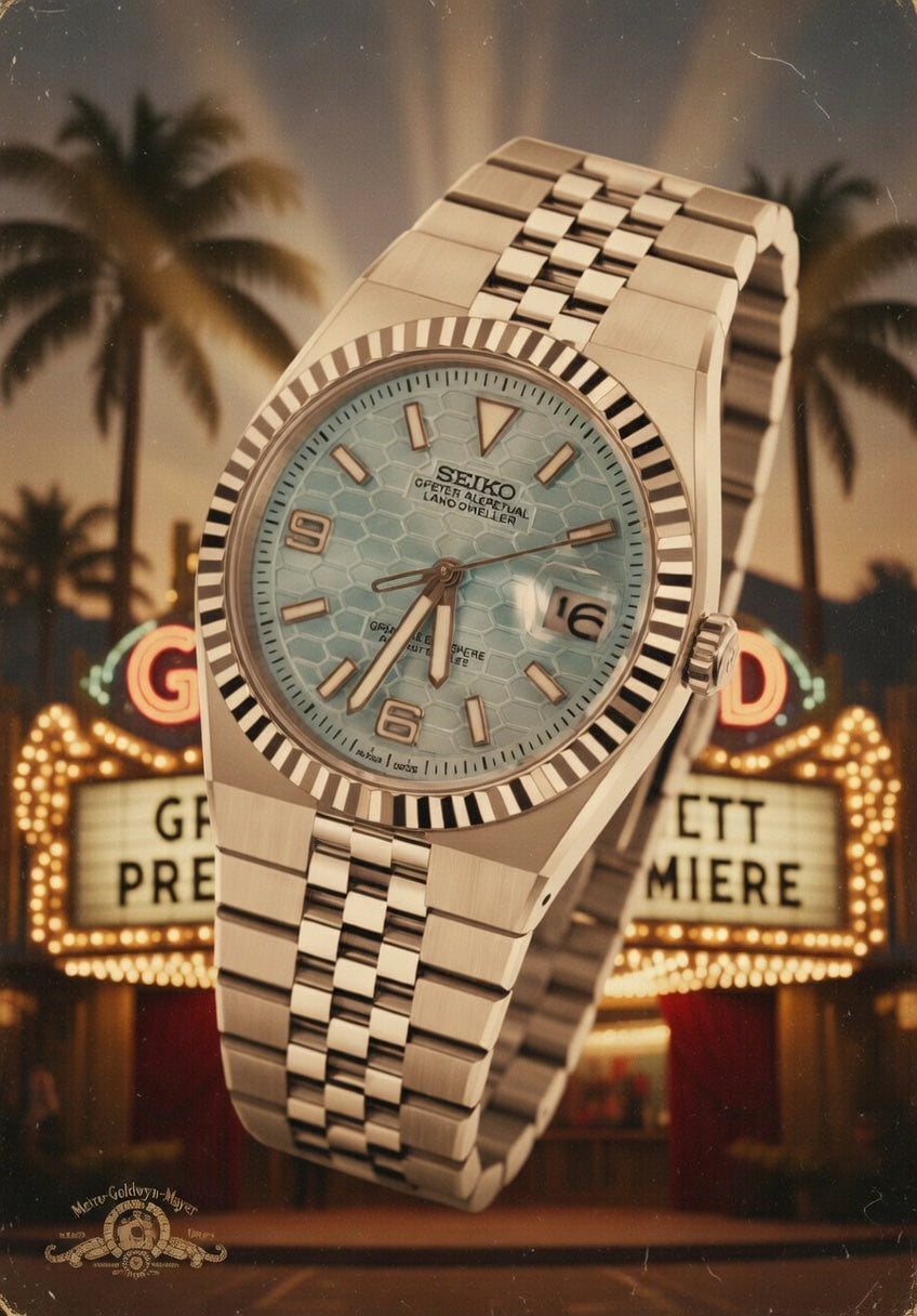 Reloj Automatico PANTER  LAN-DWELLER FLAT Jubilee Azul Claro