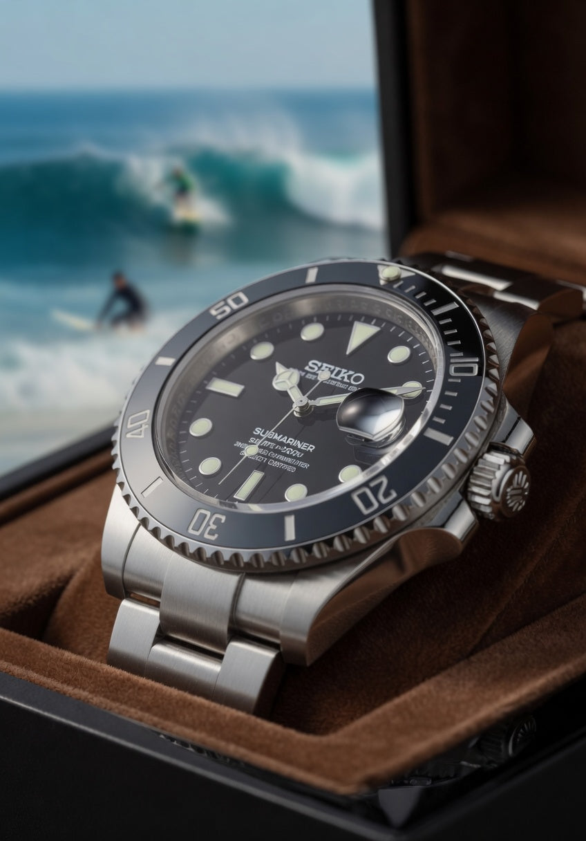 Reloj Automático PANTER SUBMARINER Negro