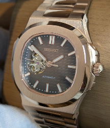 Montre automatique NAUTILUS Squelette Or Rose