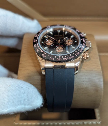 Reloj Meca-Cuarzo PANTER DAYTONA Dorado y Negro