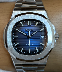 Montre Automatique PANTER NAUTILUS Bleue avec Date