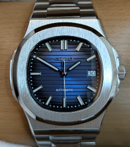 Montre Automatique PANTER NAUTILUS Bleue avec Date