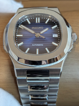 Montre Automatique PANTER NAUTILUS Bleue avec Date