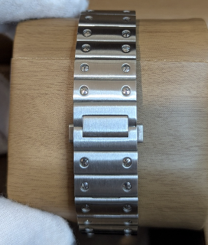 Montre Automatique PANTER Dumont Squelette Blanche et Grise