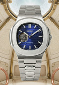 Reloj Automático PANTER NAUTILUS Open Heart Azul