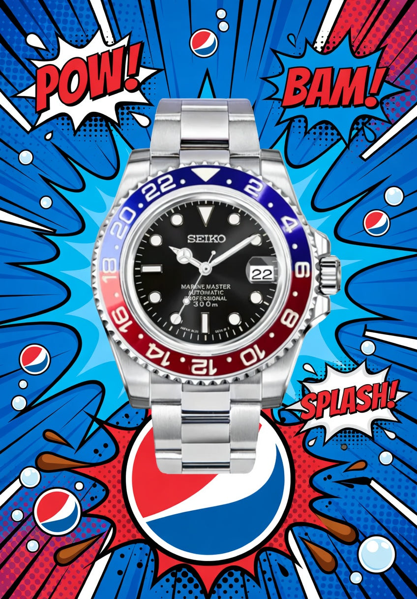 Reloj Automático PANTER SUBMARINER Pepsi