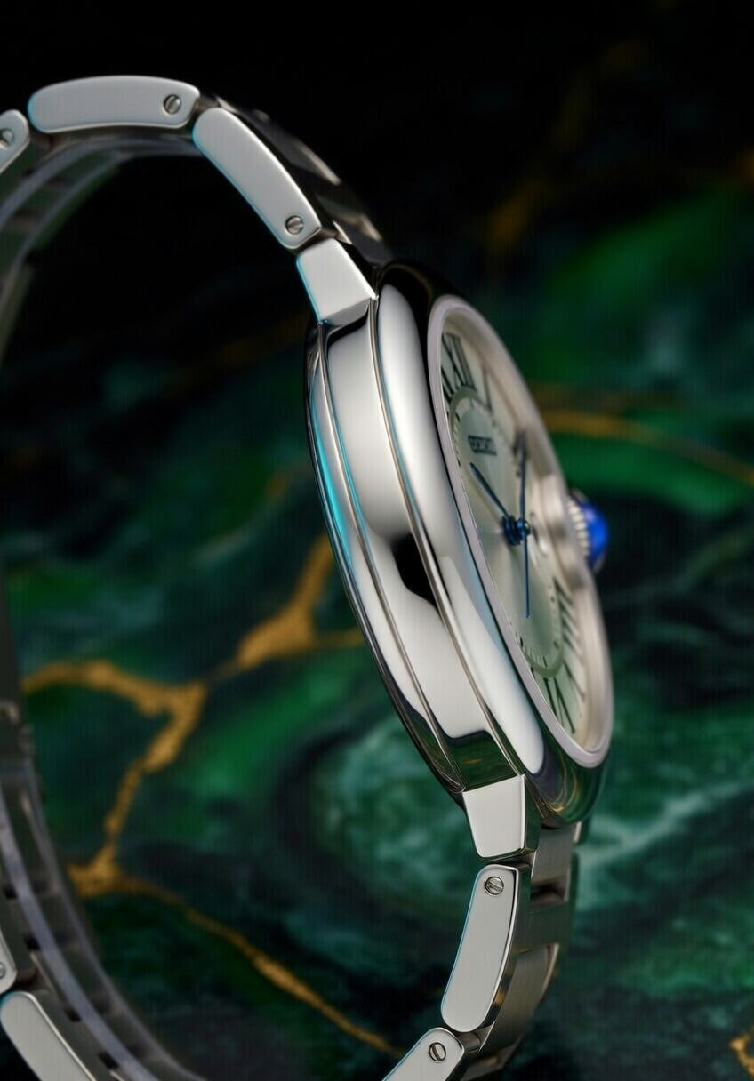 Seiko Mod BALLON Blanco negro y Azul