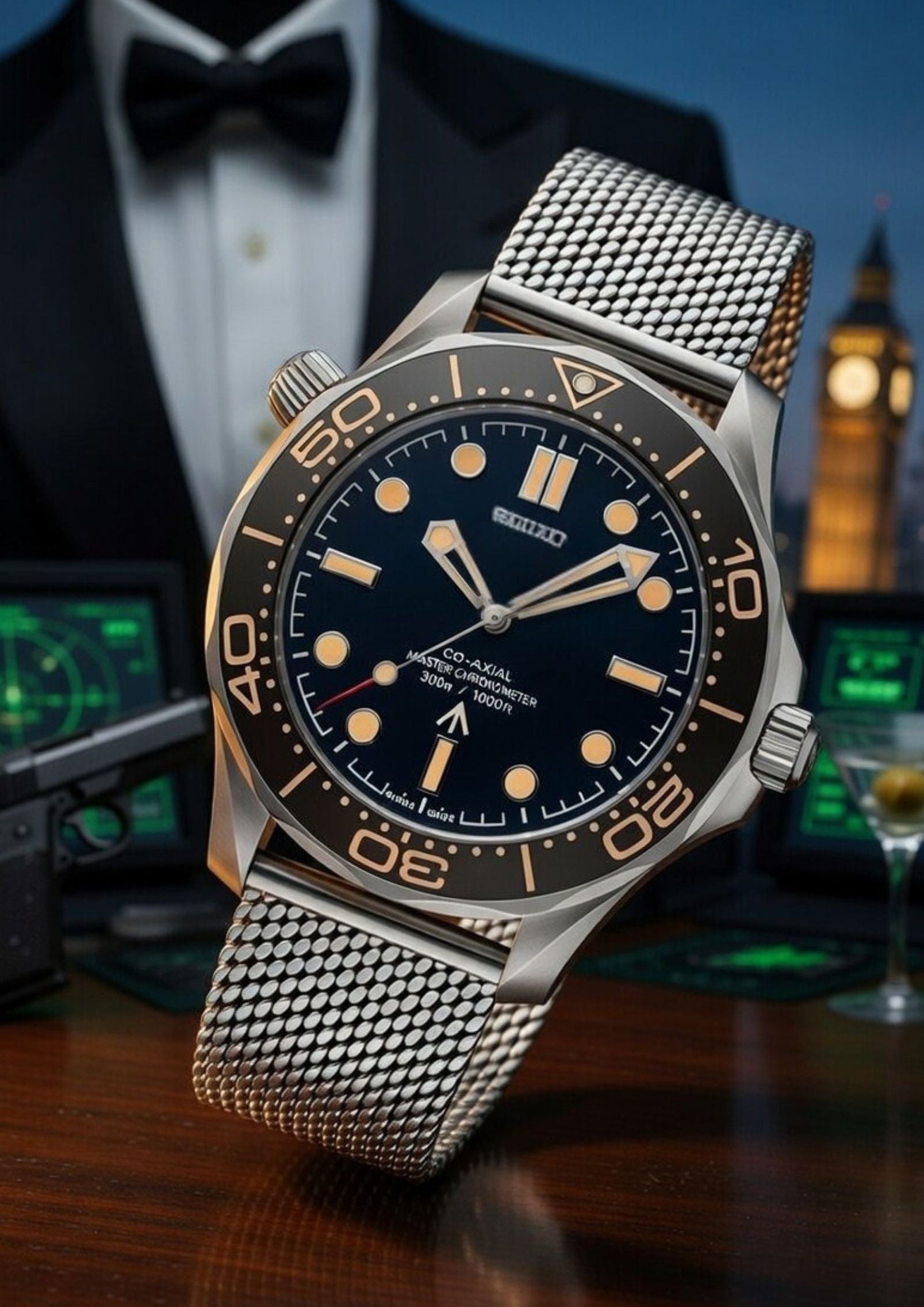 Reloj Automático PANTER SEAMASTER 007 Vintage