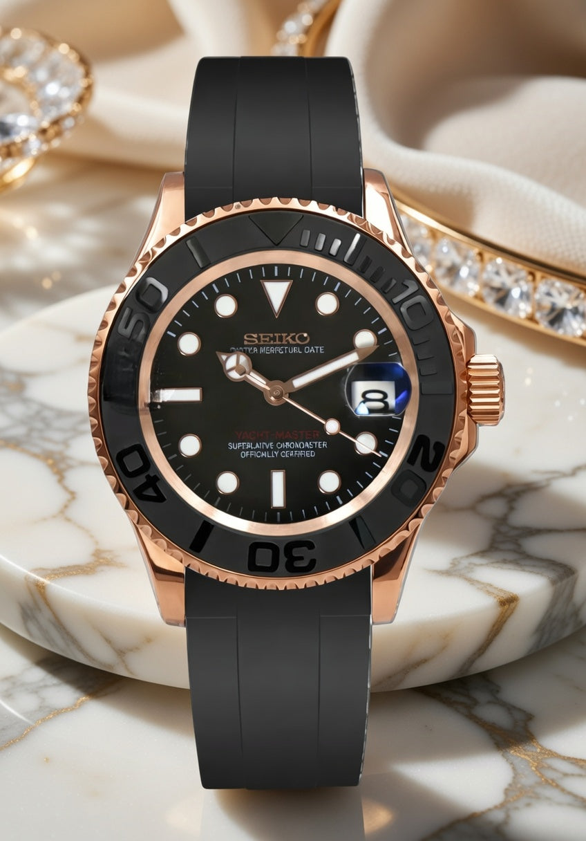 Reloj Automático PANTER Rose Gold Yacht-Master