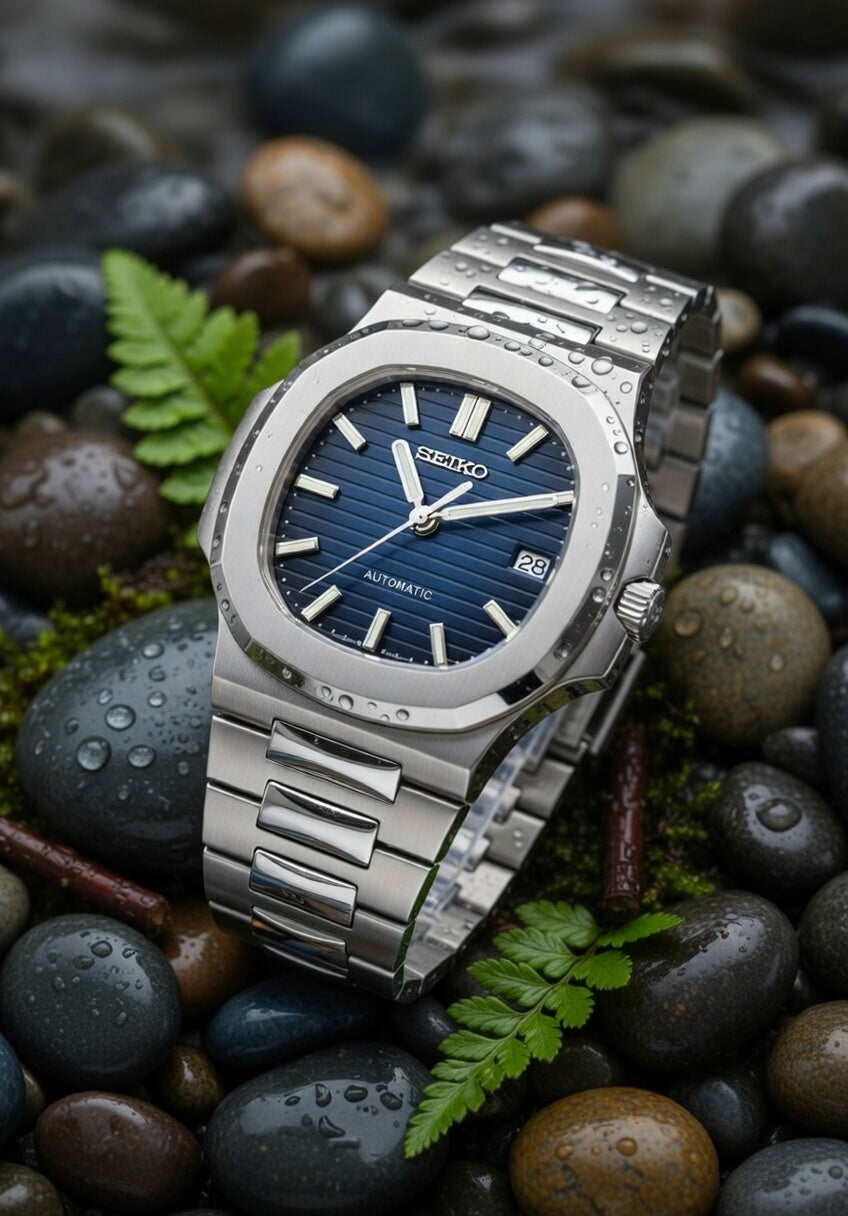 Reloj Automático PANTER NAUTILUS Azul con Fecha