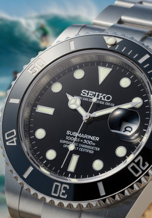 Reloj Automático PANTER SUBMARINER Negro
