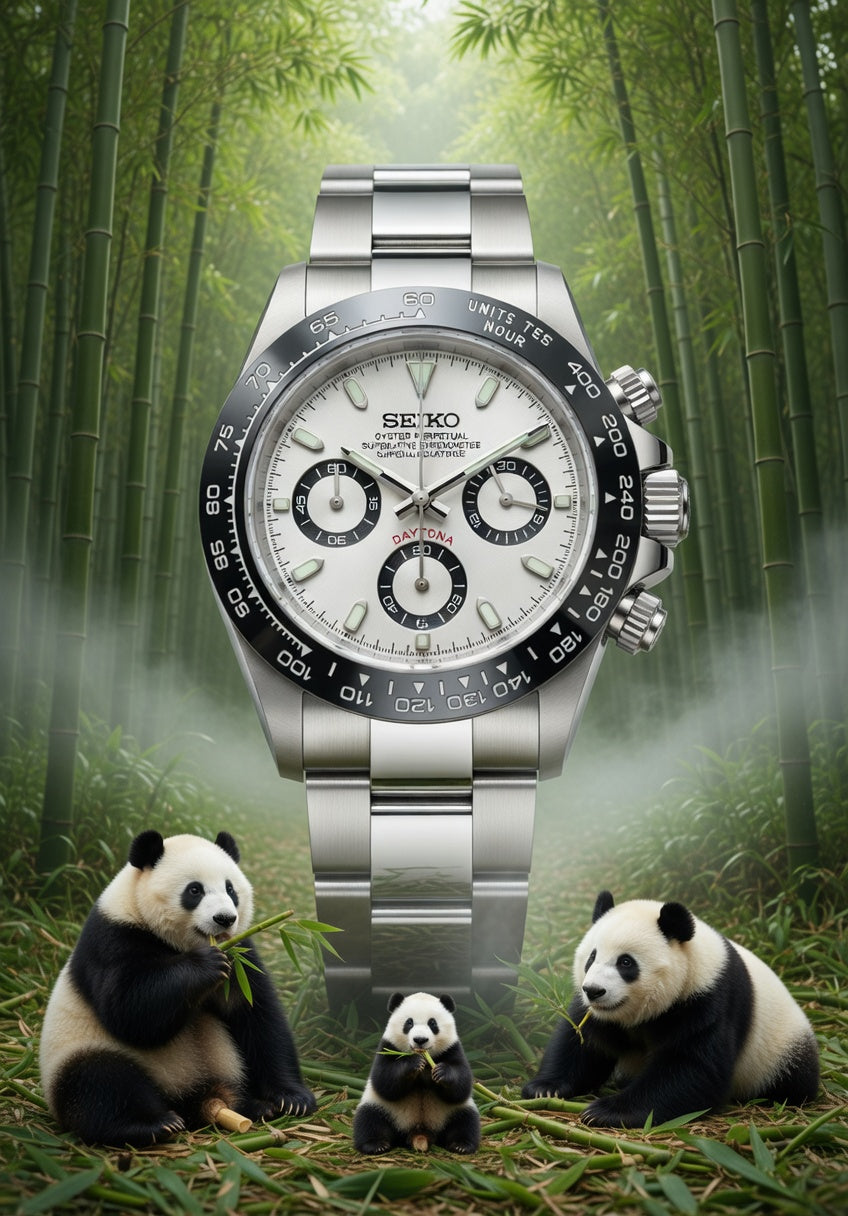 Reloj Meca-Cuarzo PANTER DAYTONA Panda