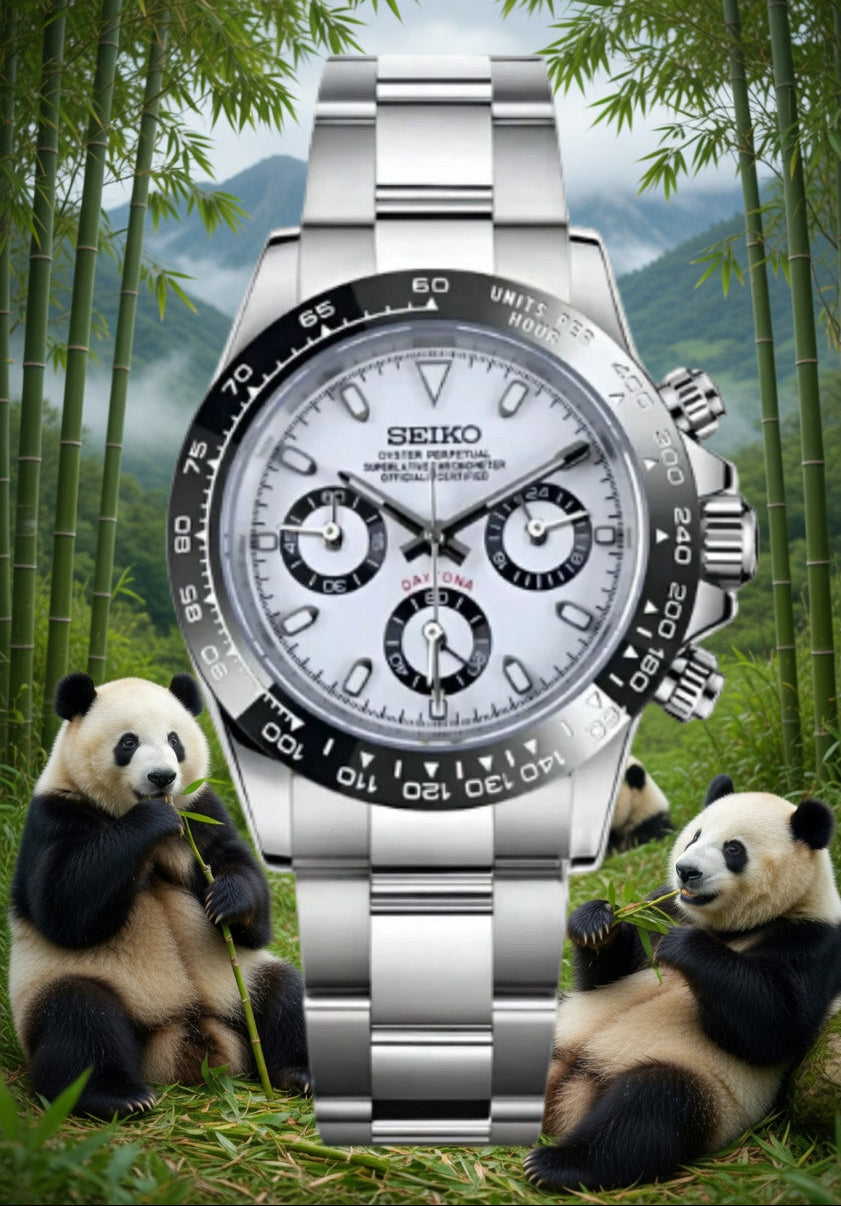 Reloj Meca-Cuarzo PANTER DAYTONA Panda