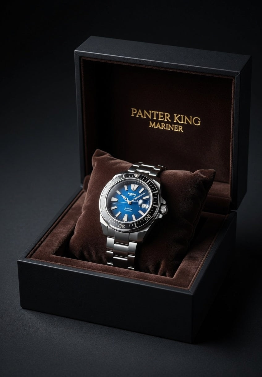 Montre automatique PANTER KING MARINER BLEUE