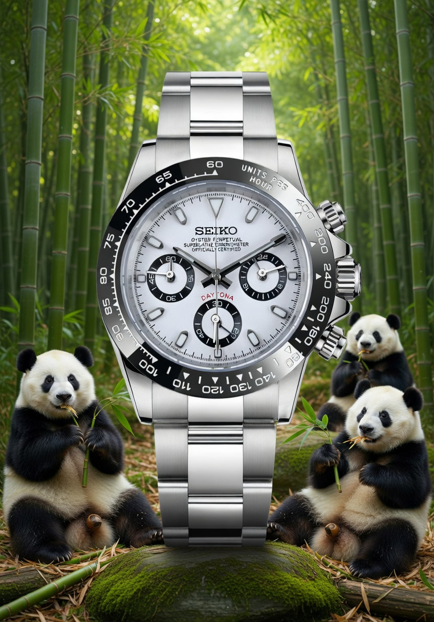 Reloj Meca-Cuarzo PANTER DAYTONA Panda