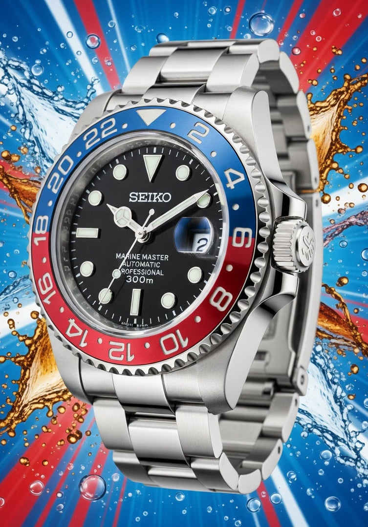 Reloj Automático PANTER SUBMARINER Pepsi