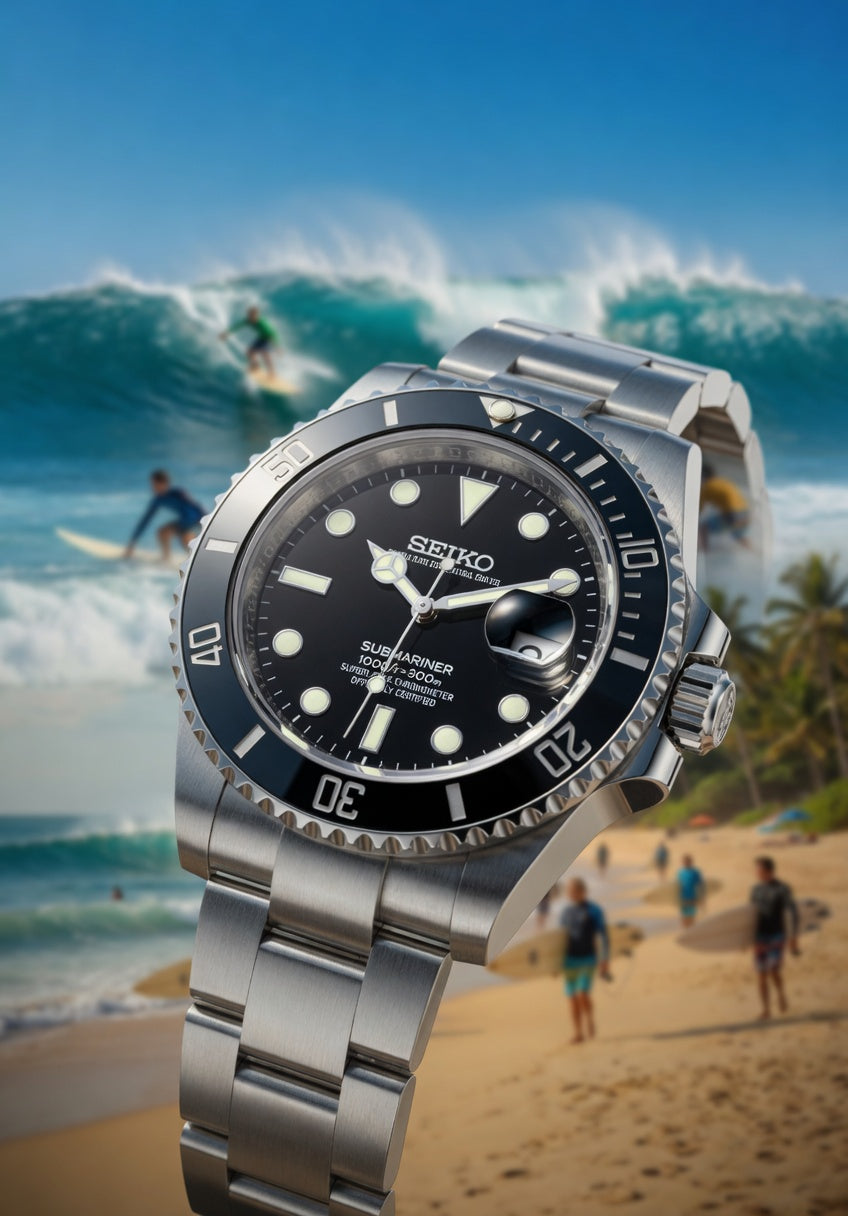 Reloj Automático PANTER SUBMARINER Negro