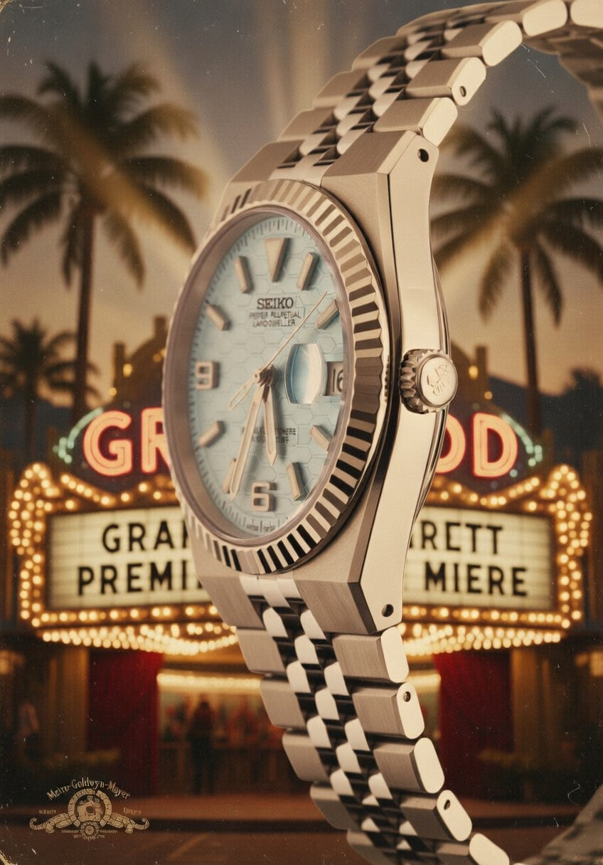 Reloj Automatico PANTER  LAN-DWELLER FLAT Jubilee Azul Claro
