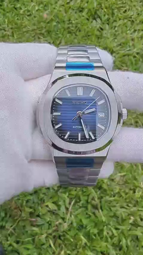 Reloj Automático PANTER NAUTILUS Azul con Fecha