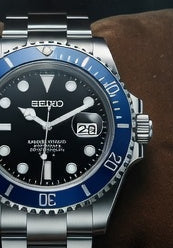 Reloj Automático PANTER SUBMARINER Azul y Negro
